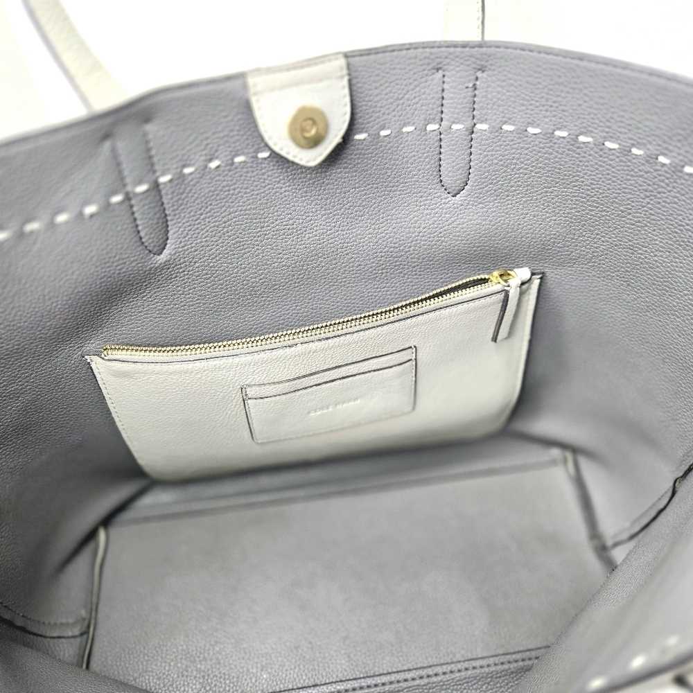 Cole Haan Payson Tote In Ironstone. Gray, Large. - Picture 12 of 15